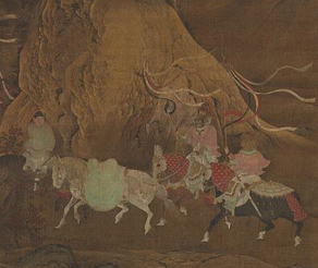 明皇幸蜀圖：落跑的皇帝